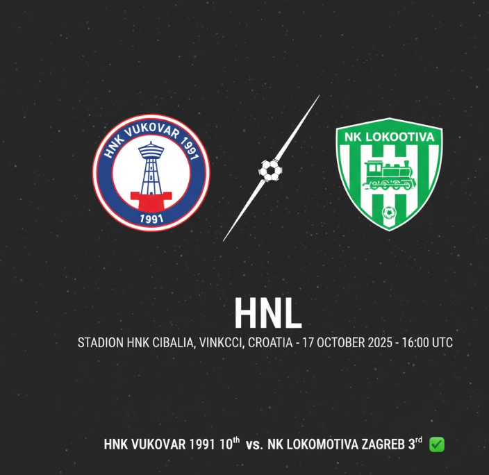 HNK Vukovar 1991 vs NK Lokomotiva Zagreb Prediction