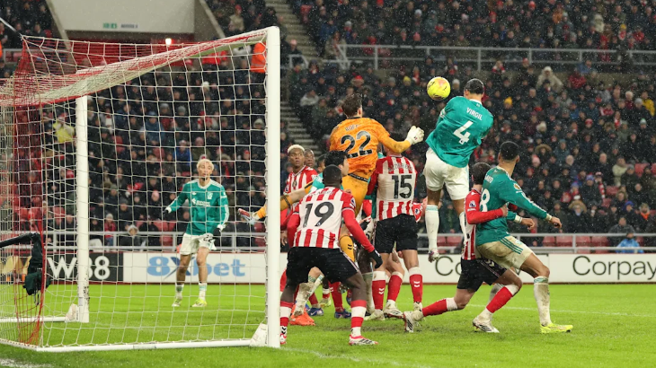 Van Dijk Header Sinks Sunderland As Konate Towers in Liverpool's Gritty Statement Win